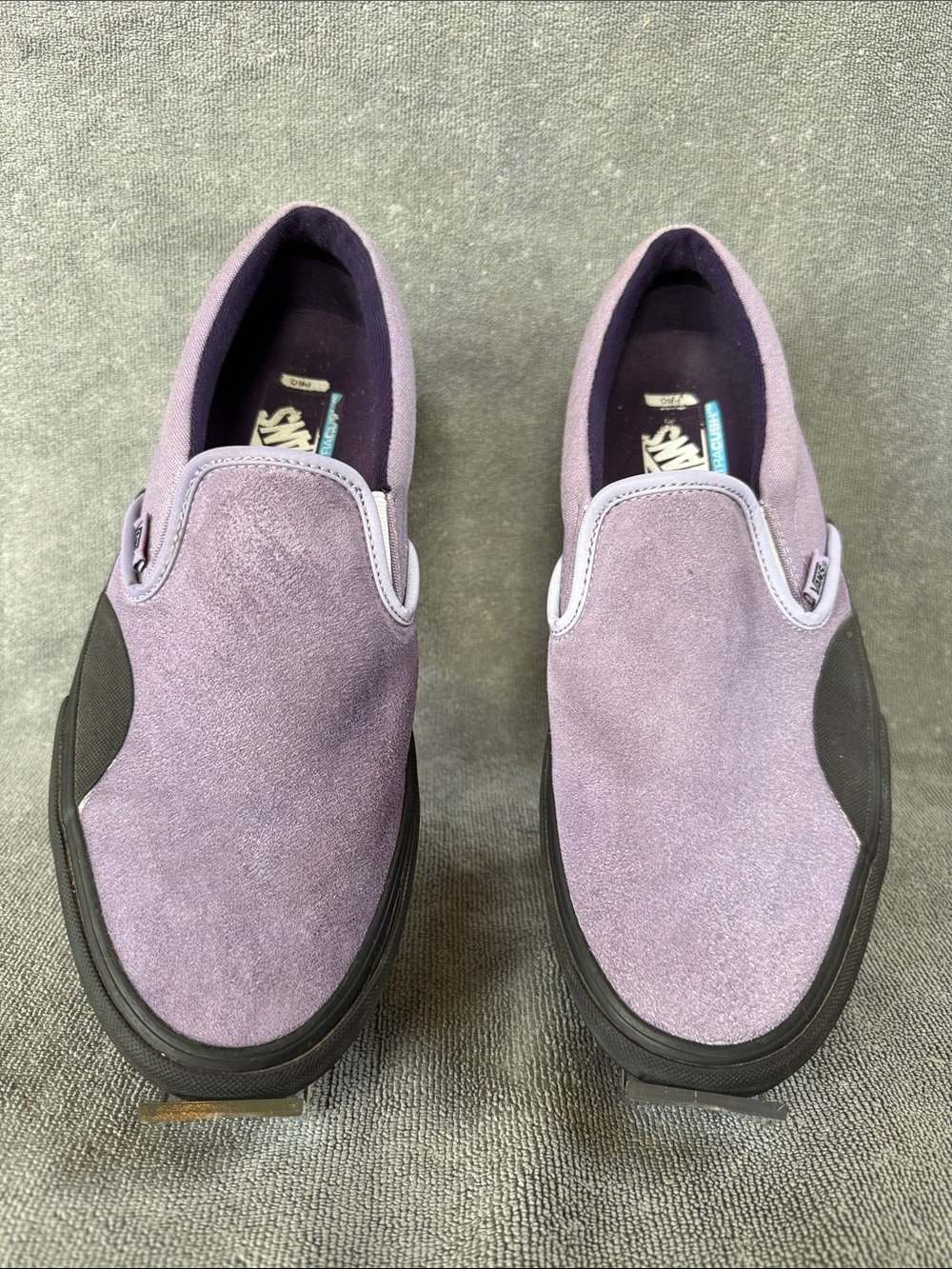 Vans Slip-On Pro Lizzie Armanto Purple Suede Lucky Cat Rare Men’s Size 11.5